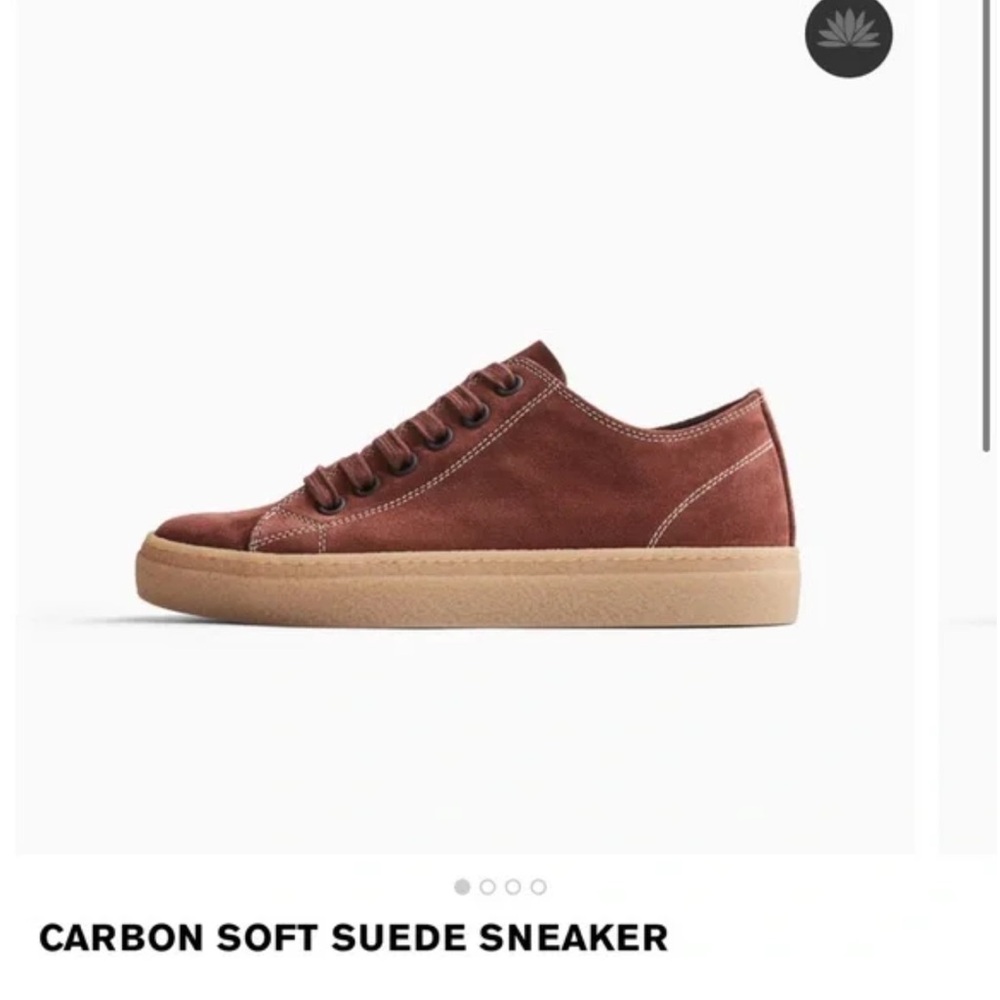 James Perse CARBON SOFT SUEDE SNEAKER - WOMENS Italian made size 6 in Muscat